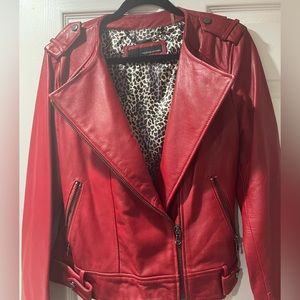 Wilson genuine soft leather motto jacket